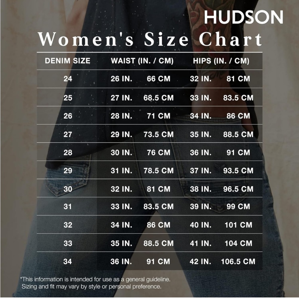 HUDSON Beth Mid Rise, Baby Bootcut Jeans NWT retail @198 - Picture 3 of 3
